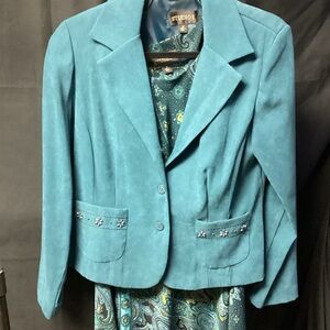 Studio I Turquoise Women's Blazer
